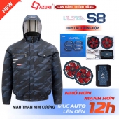 Áo điều hòa S8 Màu Than Kim Cương