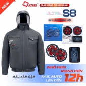 Áo điều hòa S8 Màu Xám Đậm