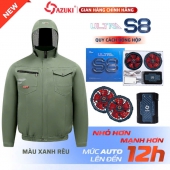 Áo điều hòa S8 Màu Xanh Rêu