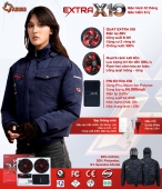 Áo điều hòa X10 Màu Xanh Tím Than